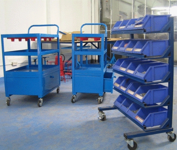 Spare parts trolley