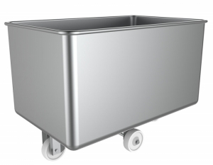 Stainless steel barrel trolley