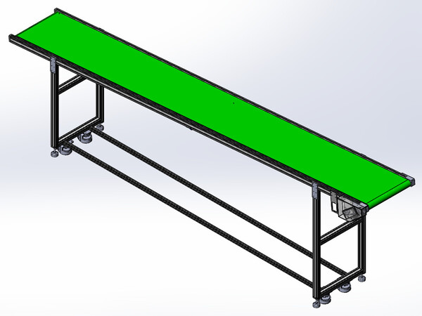 Băng Tải PVC Chân Nhôm Định Hình