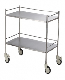 Stainless steel trolley