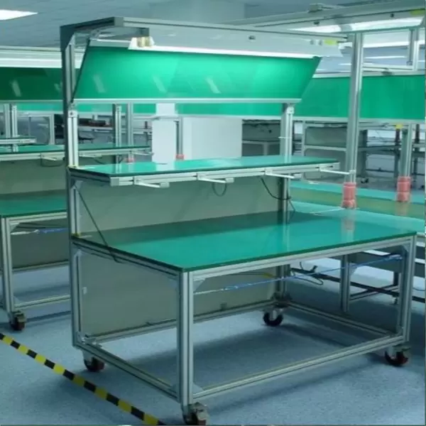 Bàn thao tác bằng khung nhôm định hình